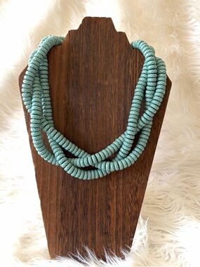 Multi-strand statement necklace by PONO by Joan Goodman Handcrafted in Italy